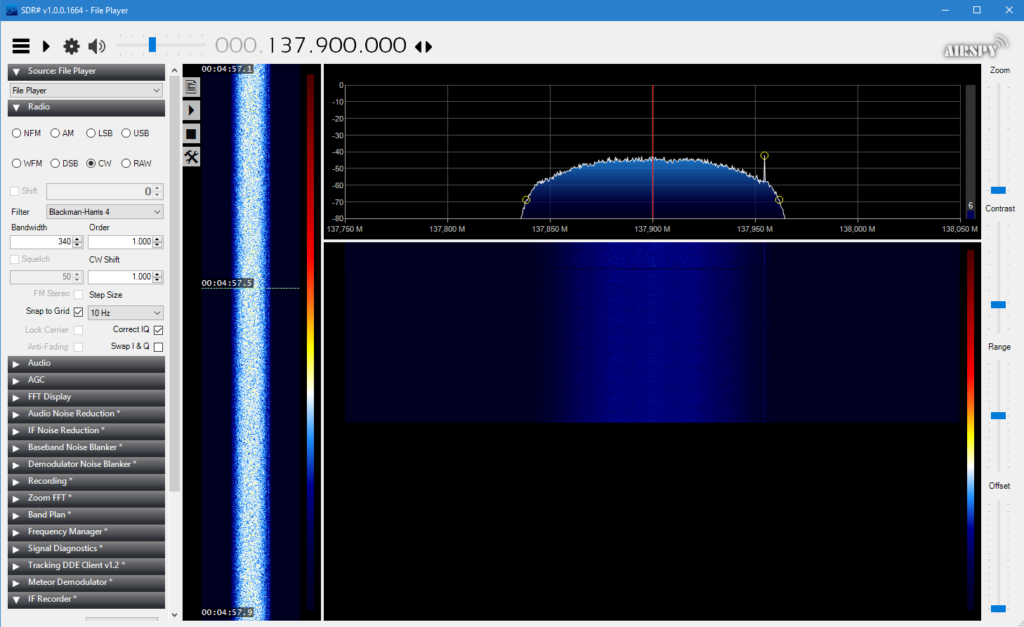 wxtoimg color thermal pallette noaa